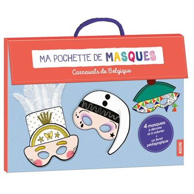 Ma pochette de masques des carnavals de belgique