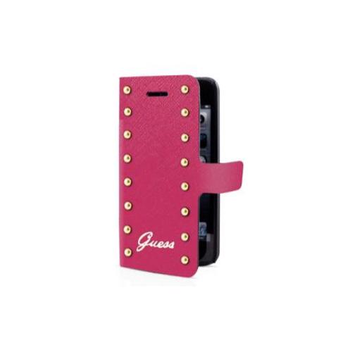 GUESS FOLIOTESSI IPH5S COVER CLOUTE PINK