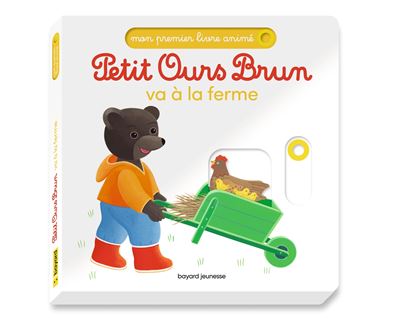 Petit Ours Brun va à la ferme - Mon premier livre animé - Céline Bour - cartonné
