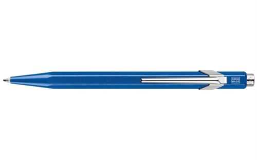 Stylo Bille Caran d'Ache Métallique Bleu