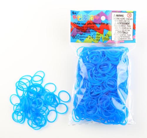 Recharges 600 élastiques Rainbow Loom Bleu vert - Autres jeux créatifs -  Achat & prix
