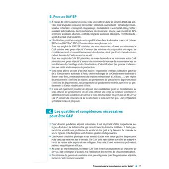 Gendarme adjoint volontaire - Tout en un - Intégrer la fonction publique - 2022/2023