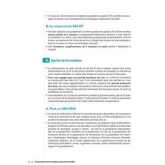 Gendarme adjoint volontaire - Tout en un - Intégrer la fonction publique - 2022/2023