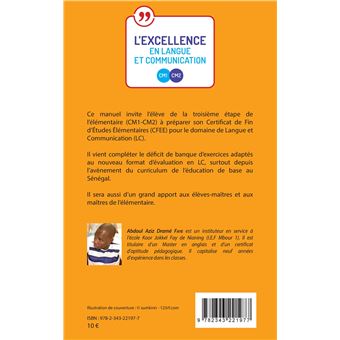 L'excellence en langue et communication CM1-CM2