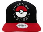 Casquette Noire et Rouge Pokemon Pokeball