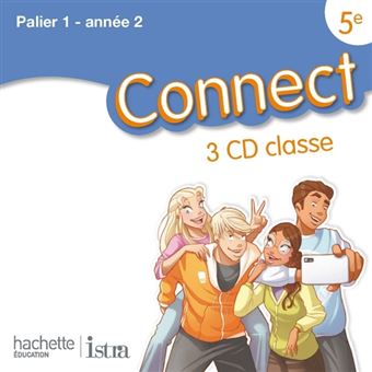 Connect 5e / Palier 1 année 2 - Anglais - CD audio classe