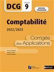 Comptabilité - DCG - Epreuve 9 - Corrigés des applications - 2022
