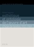 Esthétique et ontologie de l'œuvre d'art