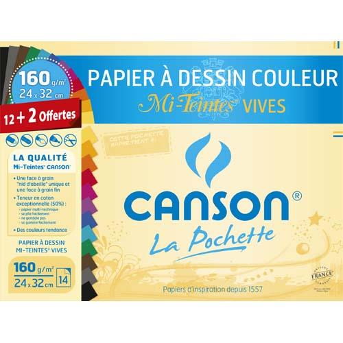 CANSON POCH 12F MITEINTE 24X32 VIF