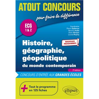 Histoire, Géographie Et Géopolitique, Prépas ECS Les 2 Années En 1 ...