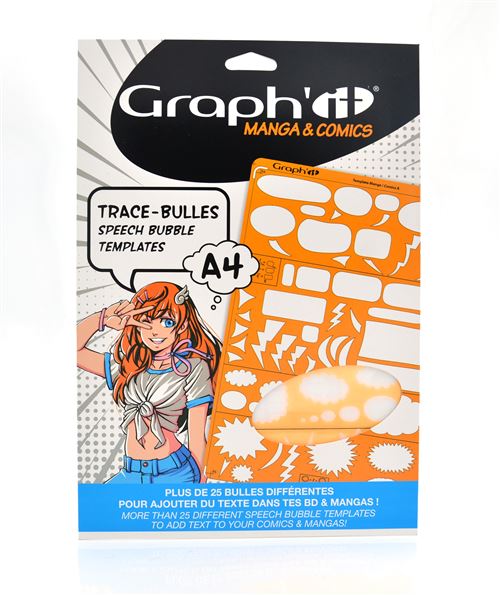 Gabarit Graph'it Trace bulle Comics Manga A