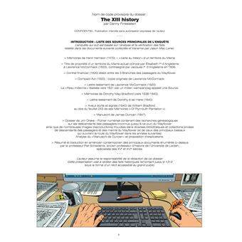 XIII  - Tome 25 - The XIII History