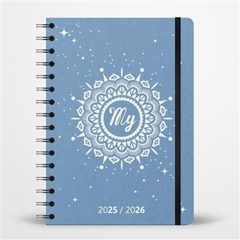 Agenda à Spirale Age Bag - 1 Jour Par Page - 15 X 21 Cm - Havane - Exacompta Pas Cher | Bureau Vallée
