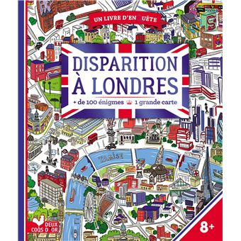 Disparition à Londres : + de 100 énigmes, 1 grande carte