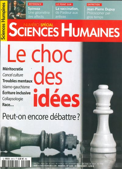 Sciences humaines n°340 - Septembre 2021 -  Collectif - broché