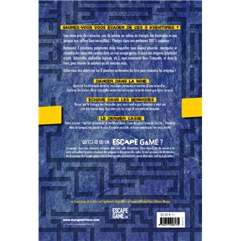 Escape Game 3 aventures : 100 % suspense