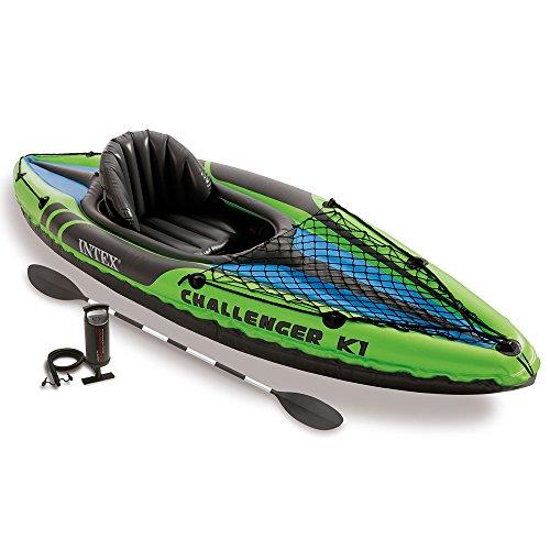 Set kayak Intex Challenger K1 1 personne avec gonfleur et