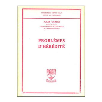 Problèmes d'hérédité