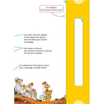 Cocorico Je sais lire ! premières lectures avec les P'tites Poules-Carmen entre au CP - Spécial DYS
