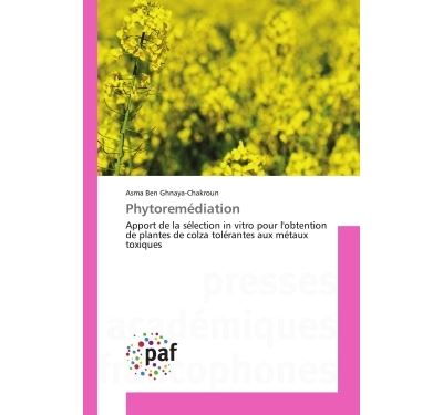 Phytoremediation - apport de la selection in vitro pour l'ob