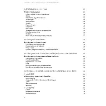 Quand la bouche se tait, les organes parlent...