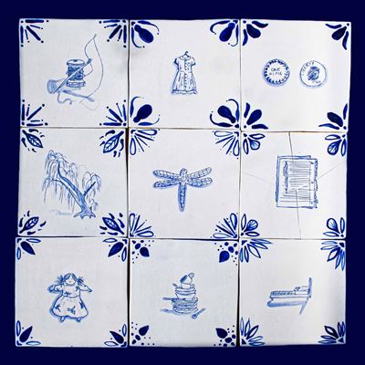 Dragonfly Vinyle Bleu