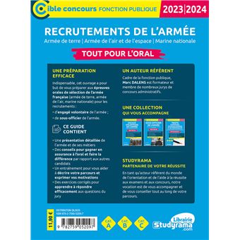 Recrutements de l'armée – Tout pour l’oral