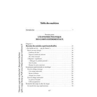 Devenir sujet de recherche