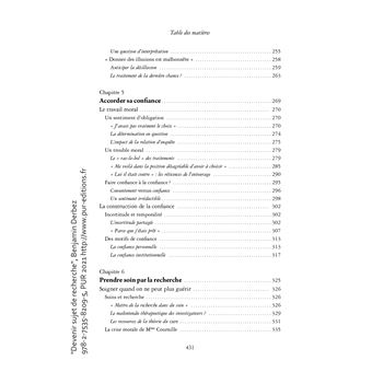 Devenir sujet de recherche
