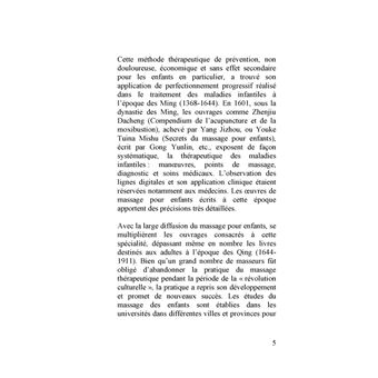 Massage chinois pour les enfants