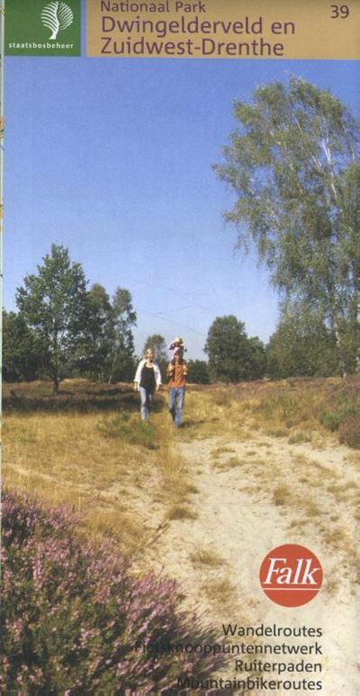 Falk Staatsbosbeheer wandelkaart 39. Dwingelderveld