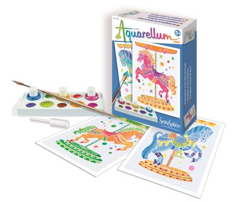 Aquarellum Mini Chevaux manège Sentosphère