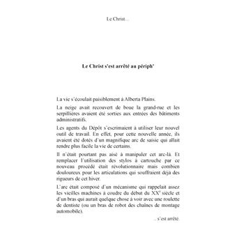 Le Christ s'est arrêté au périph'