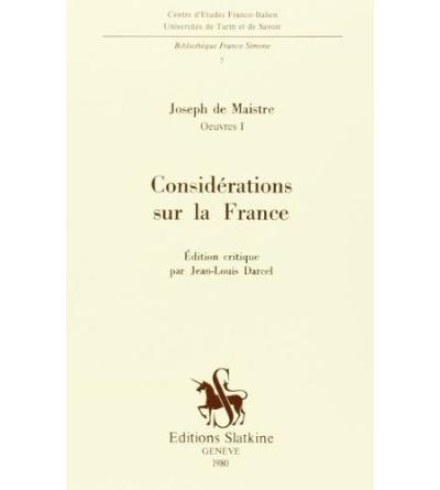 Considerat.sur la france