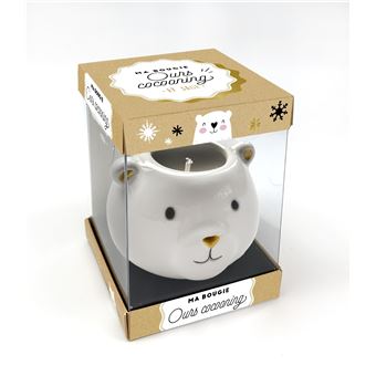 Ma bougie ours cocooning et sage