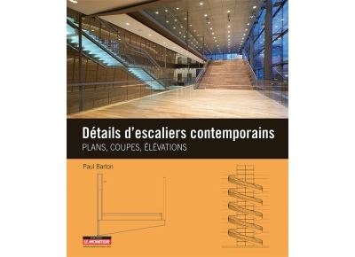 Détails d'escaliers contemporains