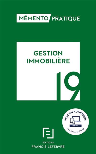 Memento gestion immobiliere 2019