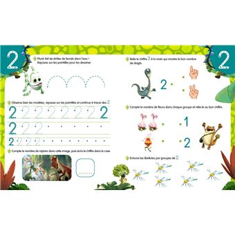 GIGANTOSAURUS Mon super cahier ardoise des CHIFFRES