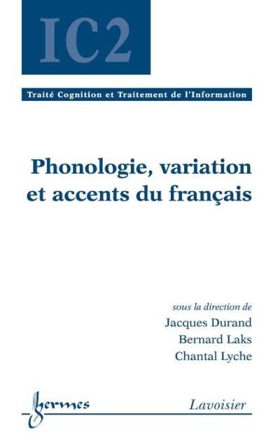 Phonologie Variation Et Accents Du Franþais Traite Cognition - Broché ...