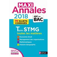 Annales Bac Maths Stmg Sujets Corriges 2018 Sujets Et Corriges Edition 2018 Broche Michel Poncy Denis Vieudrin Achat Livre Fnac