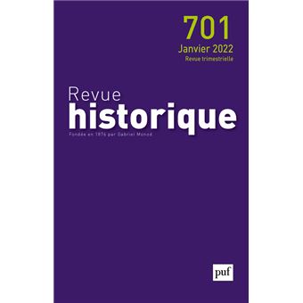 Revue historique, 2022 - 701