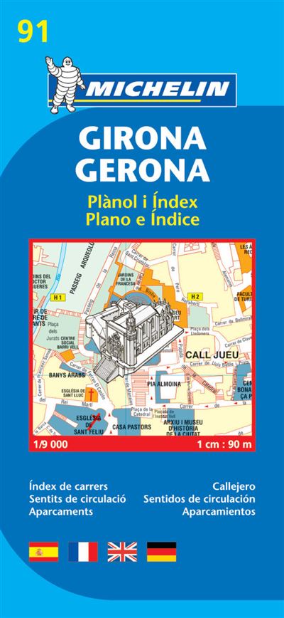Plan Gérone Michelin