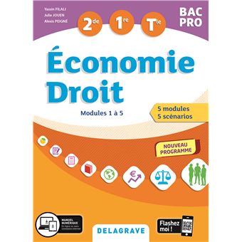 Économie-Droit 2de, 1re, Tle Bac Pro (2020) - Pochette élève