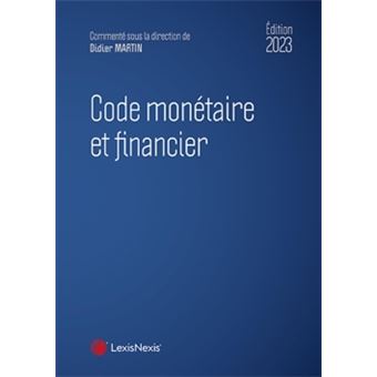 Code monétaire et financier 2023