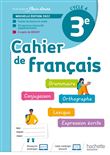 Cahier de Français cycle 4/3e - cahier d'activités