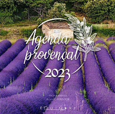 Agenda 2023 Provençal Petit format lavande - broché - Alain Christof