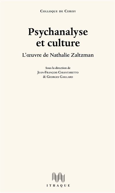 Psychanalyse et culture