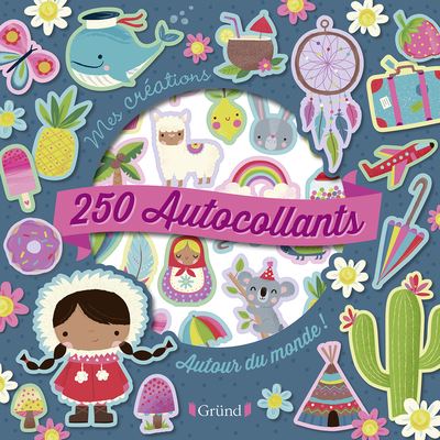 250 autocollants - Autour du monde !