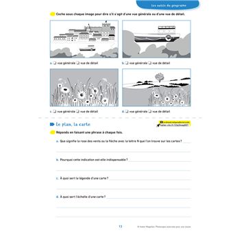 Magellan Géographie CM Banque d'exercices photocopiables détachables + ressources numériques Ed.2022