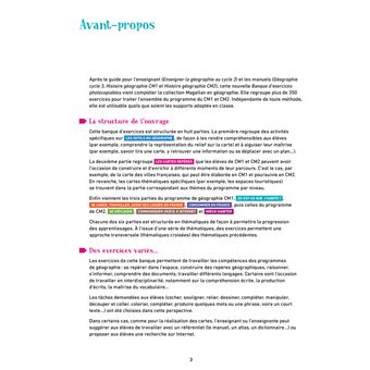 Magellan Géographie CM Banque d'exercices photocopiables détachables + ressources numériques Ed.2022